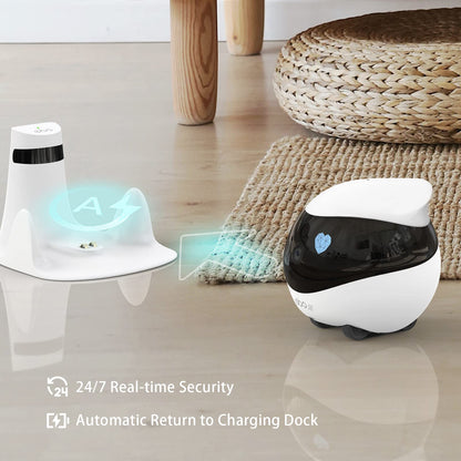 Enabot EBO SE Home Robot Camera: 1080P Mobile FamilyBot Pet Companion