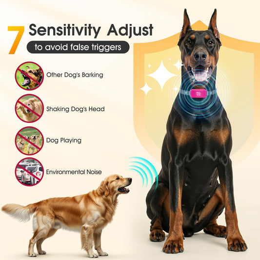 KJKZO Dog Bark Collar for Large Medium Small Dogs,p