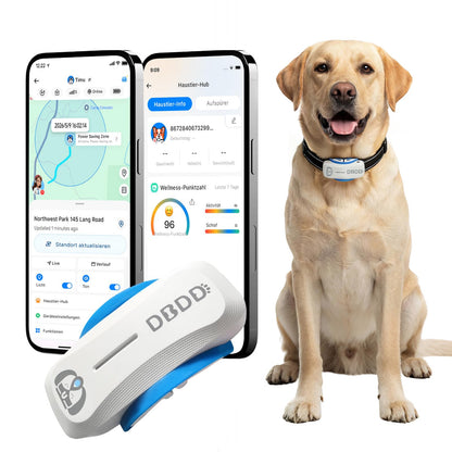 DBDD AI GPS Dog Tracker, Virtual Fence & AI Health Monitor, Waterproof