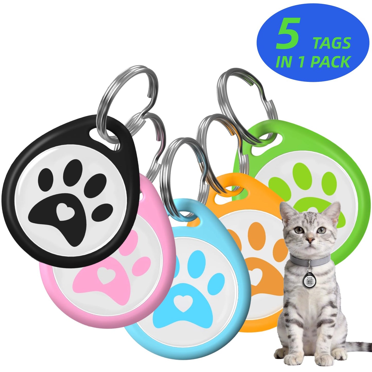 QR Code Pet ID Tag with Scan Alerts & Digital Profile