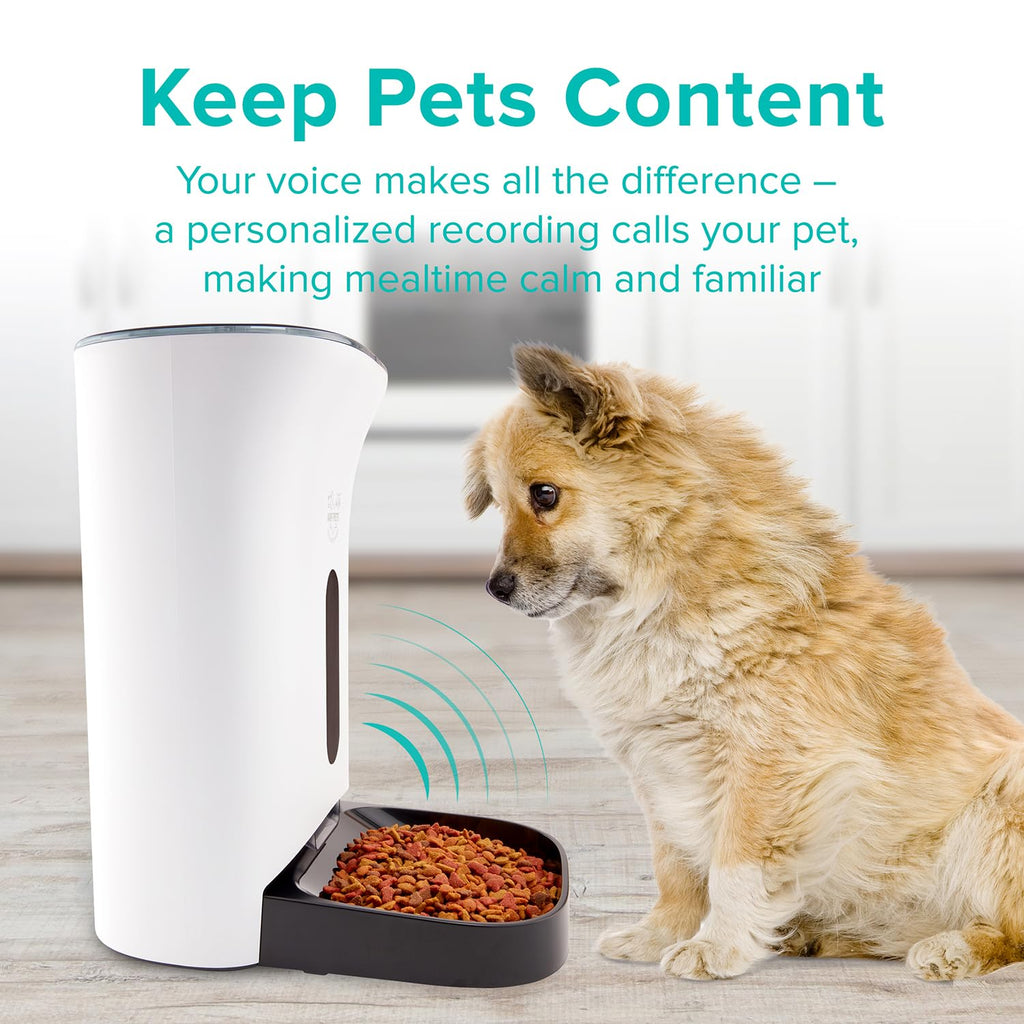 Automatic Pet Feeder with Portion Control & Voice Recording