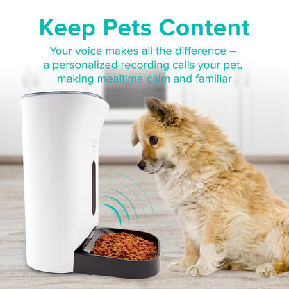 Automatic Pet Feeder with Portion Control & Voice Recording