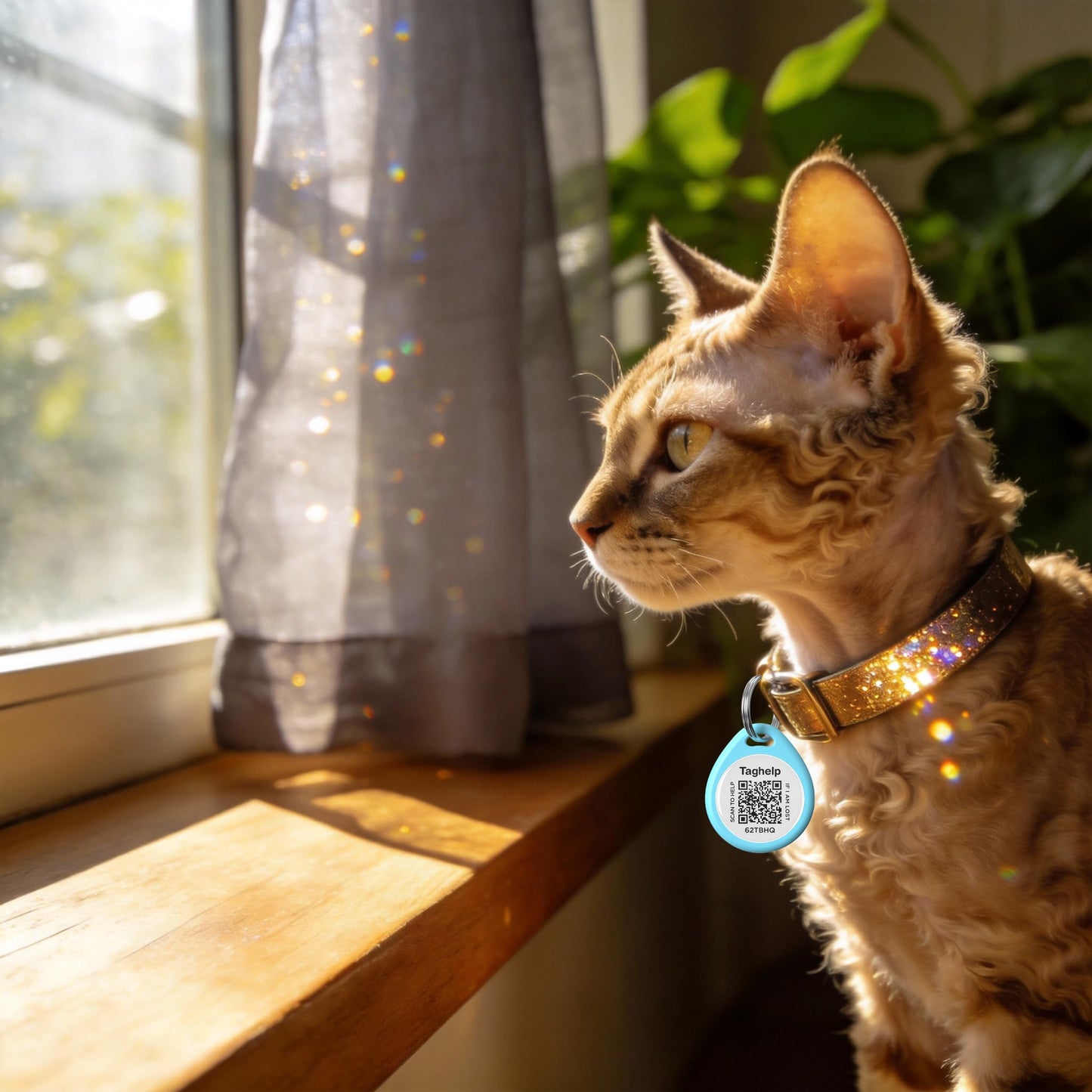 QR Code Pet ID Tag with Scan Alerts & Digital Profile