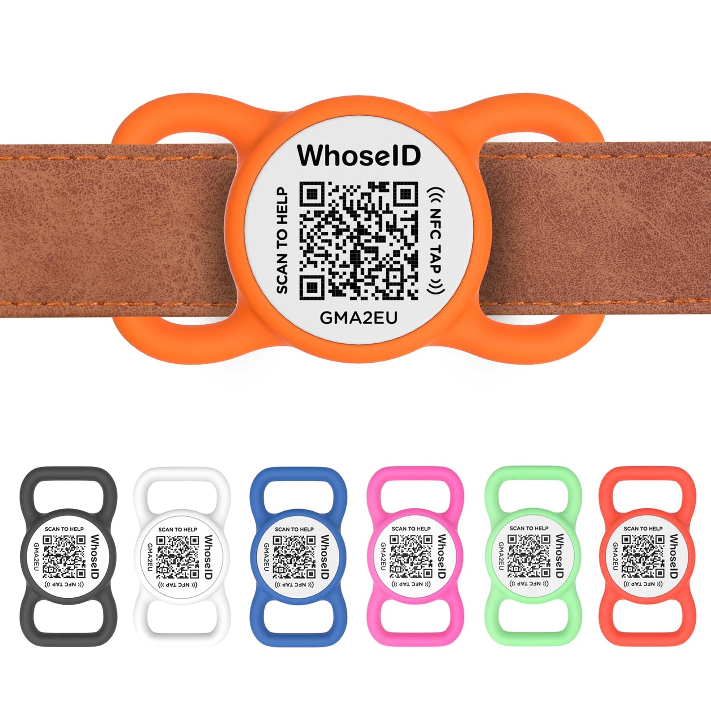 QR & NFC Pet ID Tag with Online Profile & Location Alerts