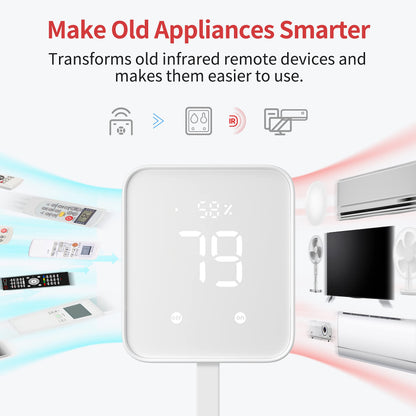 Smart WiFi Temperature & Humidity Hub with Light Sensor
