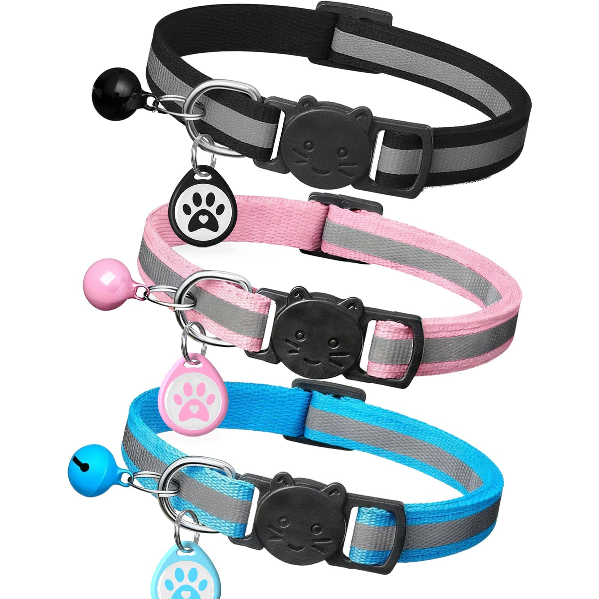 Reflective Cat Collar+cat tag