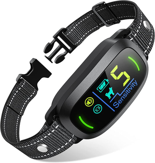 Rechargeable Smart Bark Collar with 5 Sensitivity Levels
