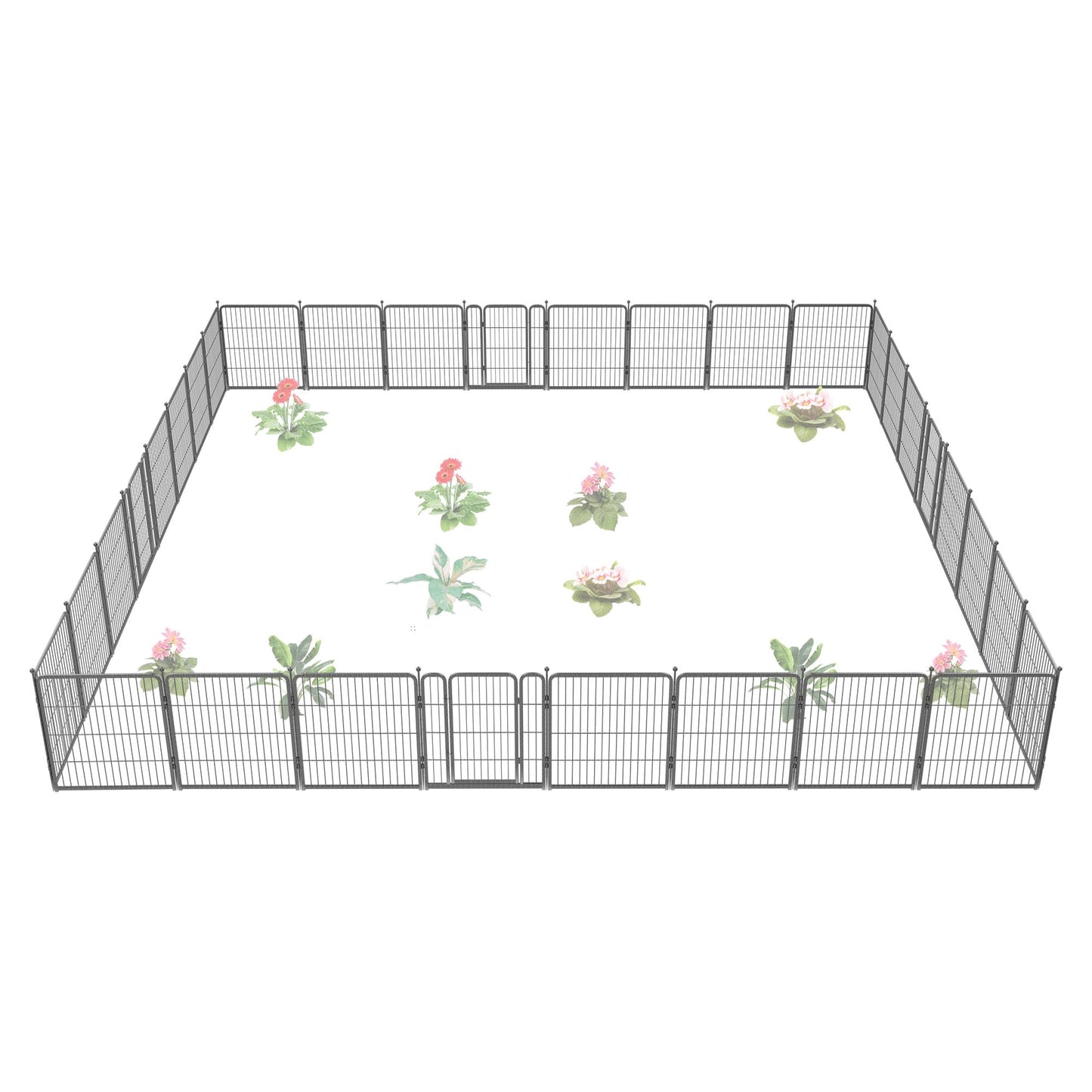 FXW No Dig Garden Fence, Outdoor for Yard