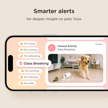 Petcube Cam 360 – Wi-Fi Pan-Tilt Pet Security Camera with App