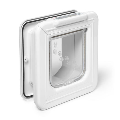 Microchip Smart Cat Door with Timer Control & LCD Display