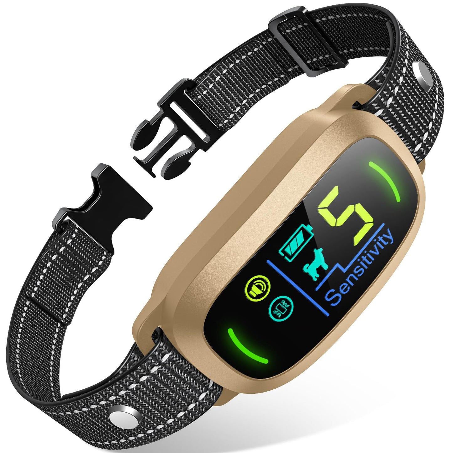 Rechargeable Smart Bark Collar with 5 Sensitivity Levels