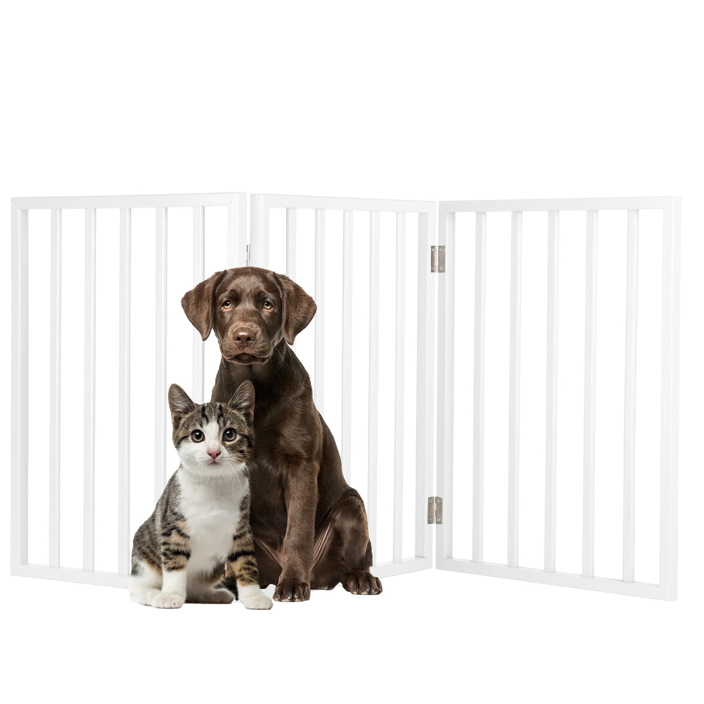 PETMAKER Pet Gate Freestanding Dog Gate for Indoor or Outdoor Use