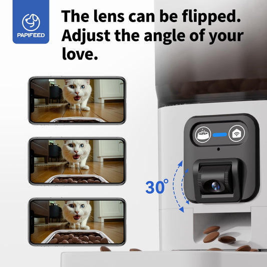 6L Smart Automatic Pet Feeder with Camera & WiFi App