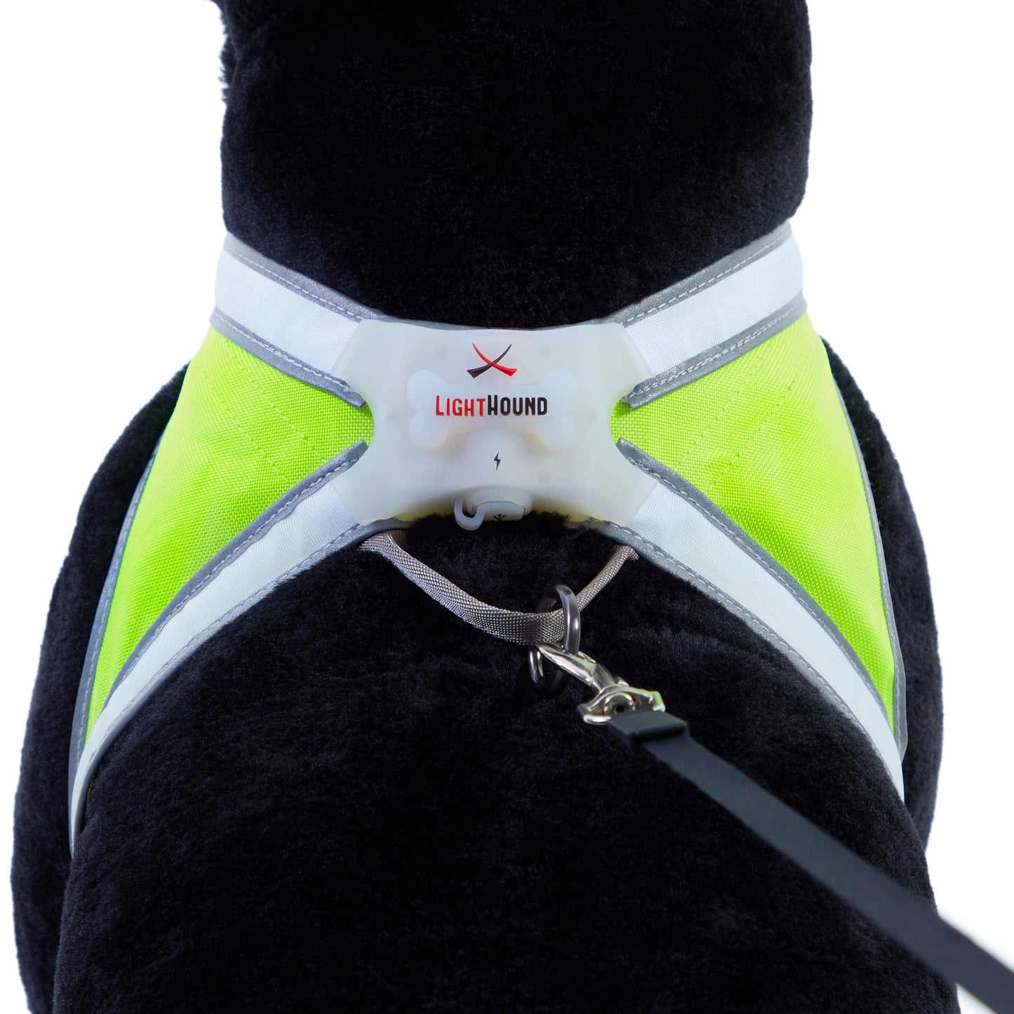 Rechargeable LED Reflective Dog Harness with Multicolor Lights