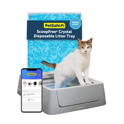 Smart Self-Cleaning Litter Box with App & Health Monitoring