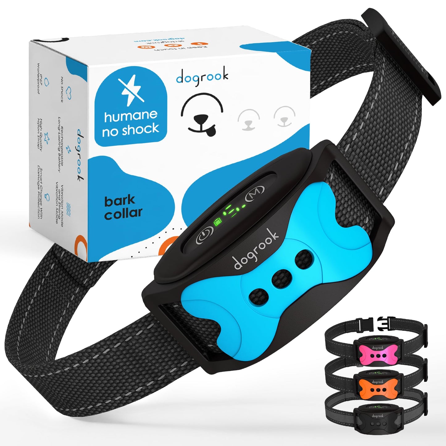 No-Shock Smart Bark Collar with Beep & Vibration Training
