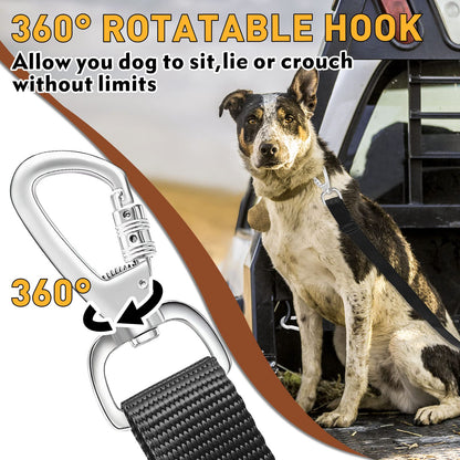 Snagle Paw Dog Leash for Truck Bed, Up to 150 lbs, 1 or 2 Dogs