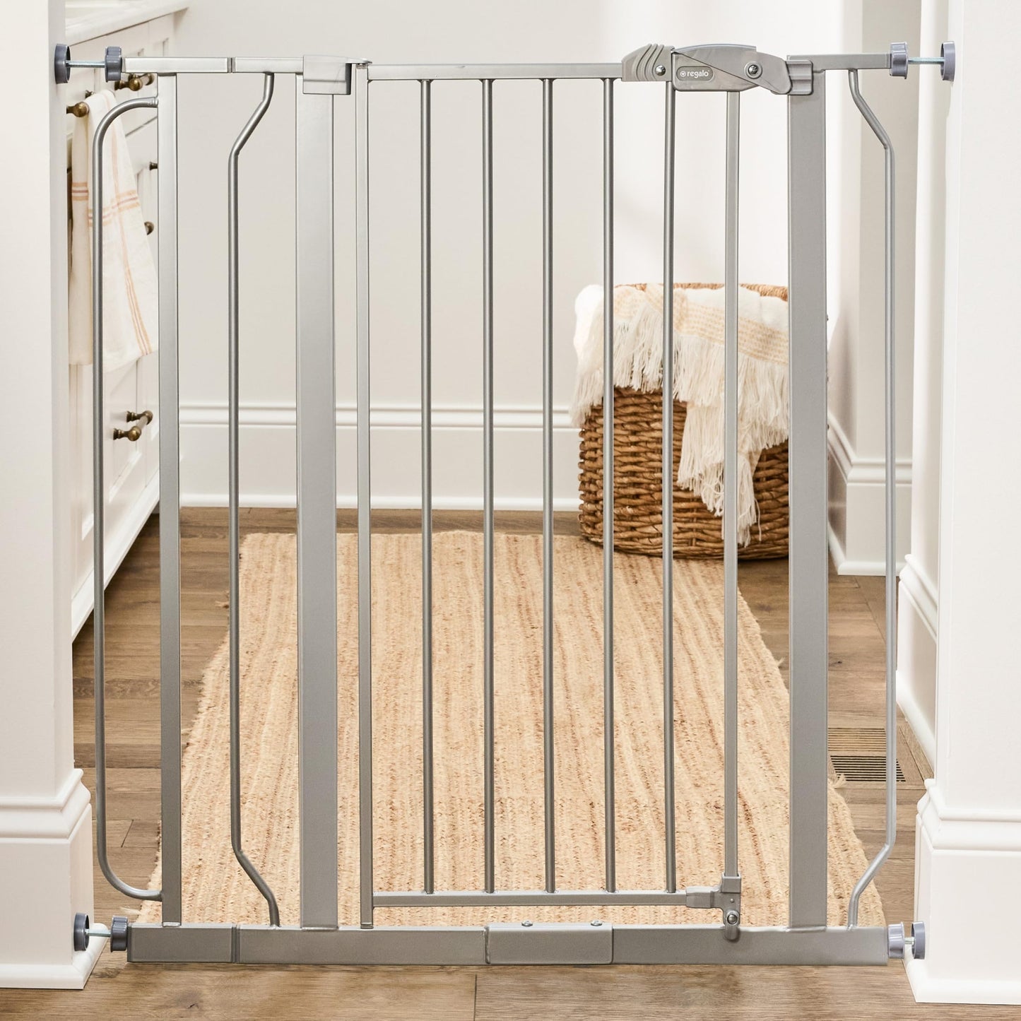 Regalo Easy Step Extra Wide Walk Through Baby Gate