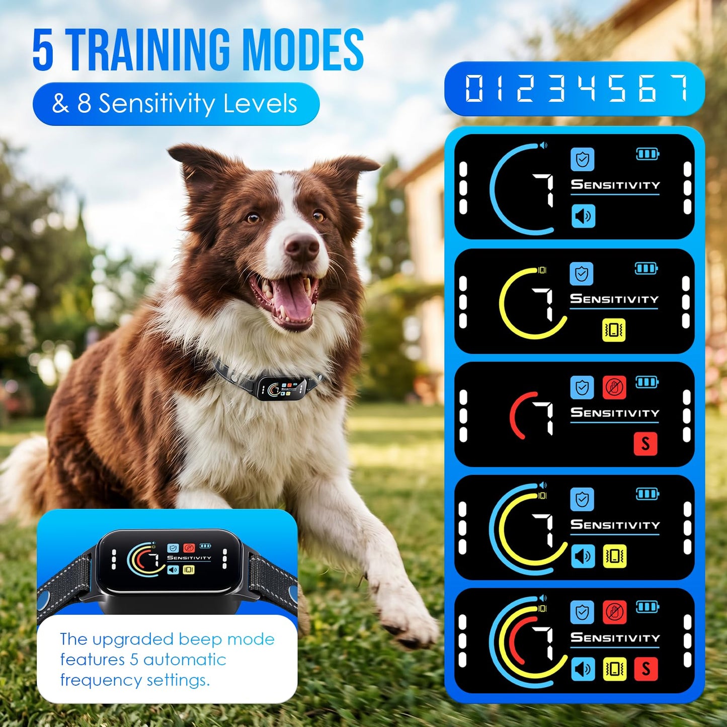 Automatic Anti-Bark Collar for Small to Large Dogs