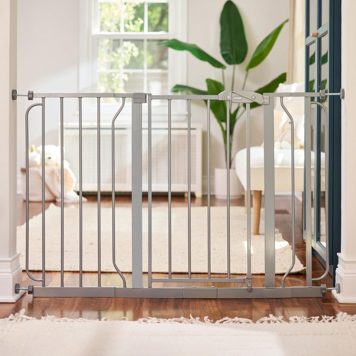 Regalo Easy Step Extra Wide Walk Through Baby Gate