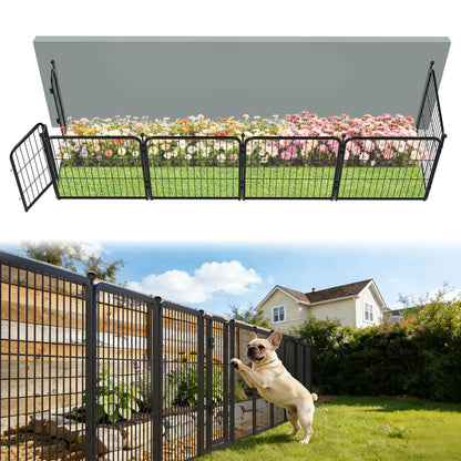 FXW No Dig Garden Fence, Outdoor for Yard
