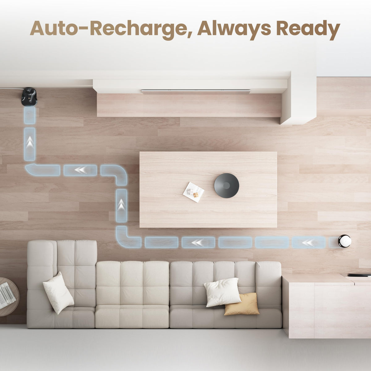 2K Smart Pet Camera Robot with Two-Way Talk & Night Vision