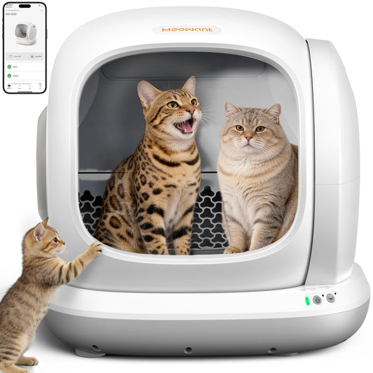 75L Smart Self-Cleaning Litter Box with App & Odor Control