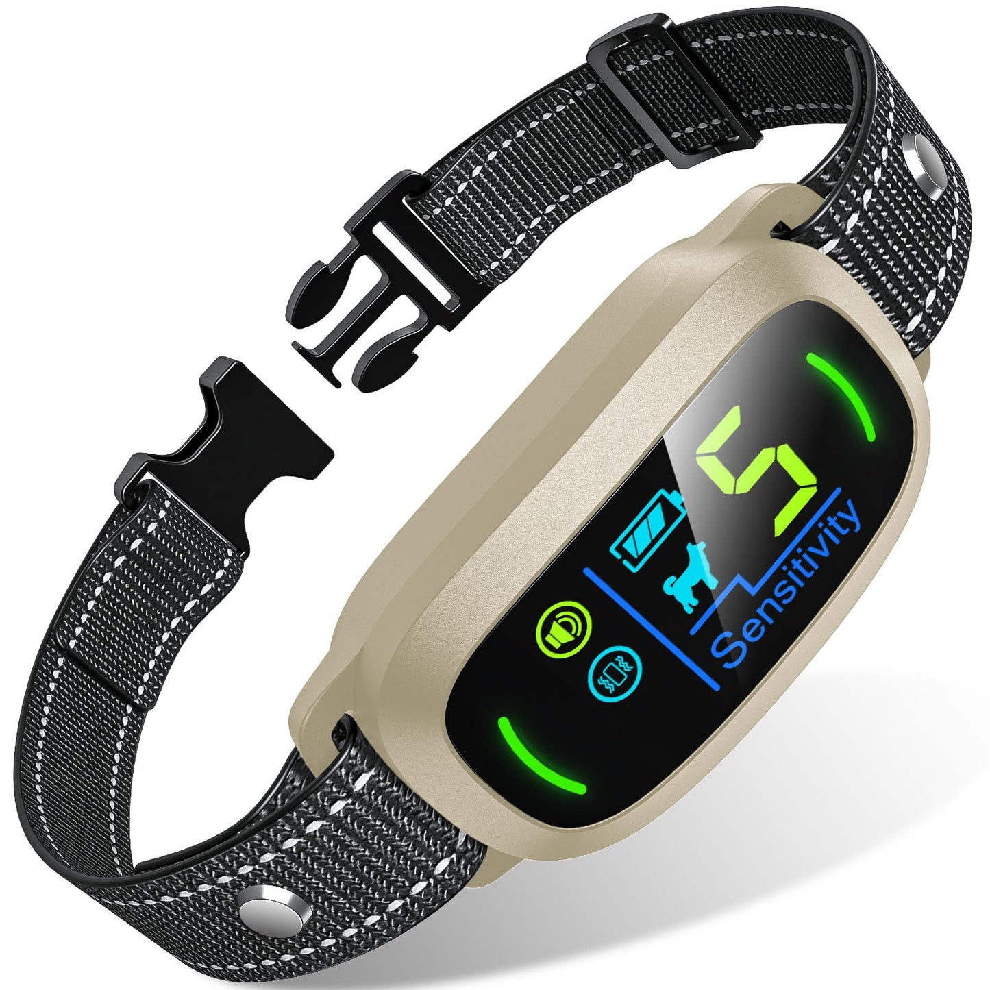 Rechargeable Smart Bark Collar with 5 Sensitivity Levels