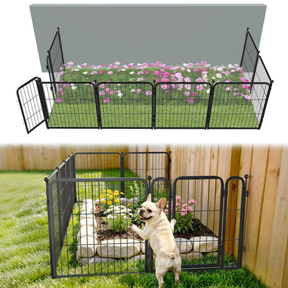 FXW No Dig Garden Fence, Outdoor for Yard