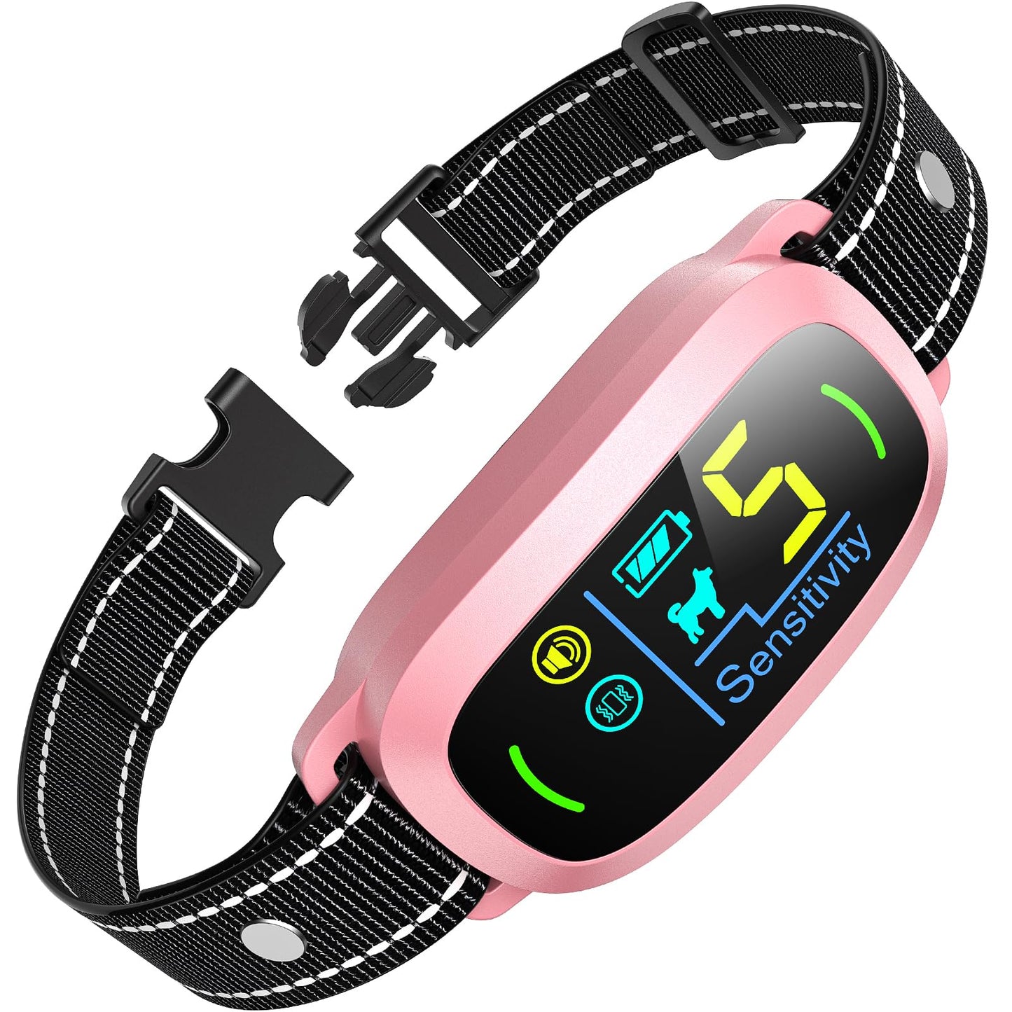 Rechargeable Smart Bark Collar with 5 Sensitivity Levels