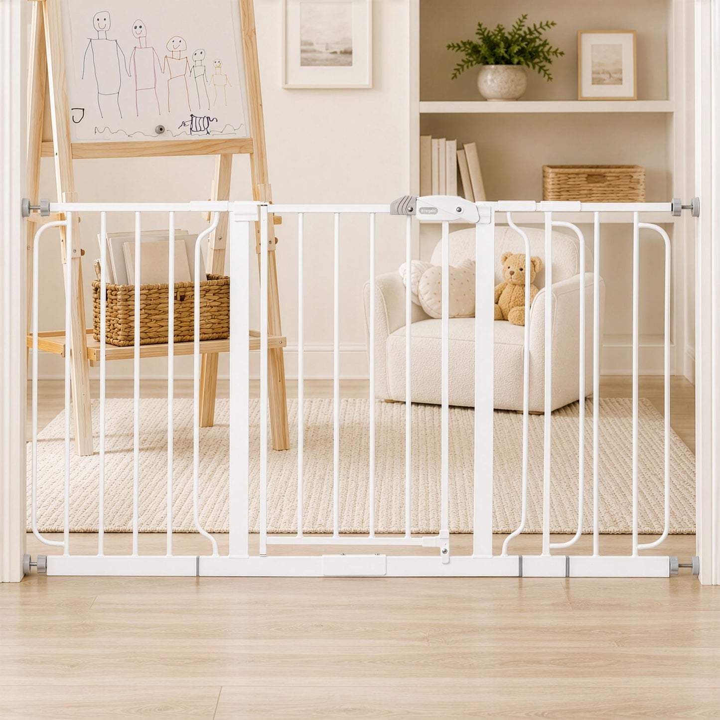 Regalo Easy Step Extra Wide Walk Through Baby Gate