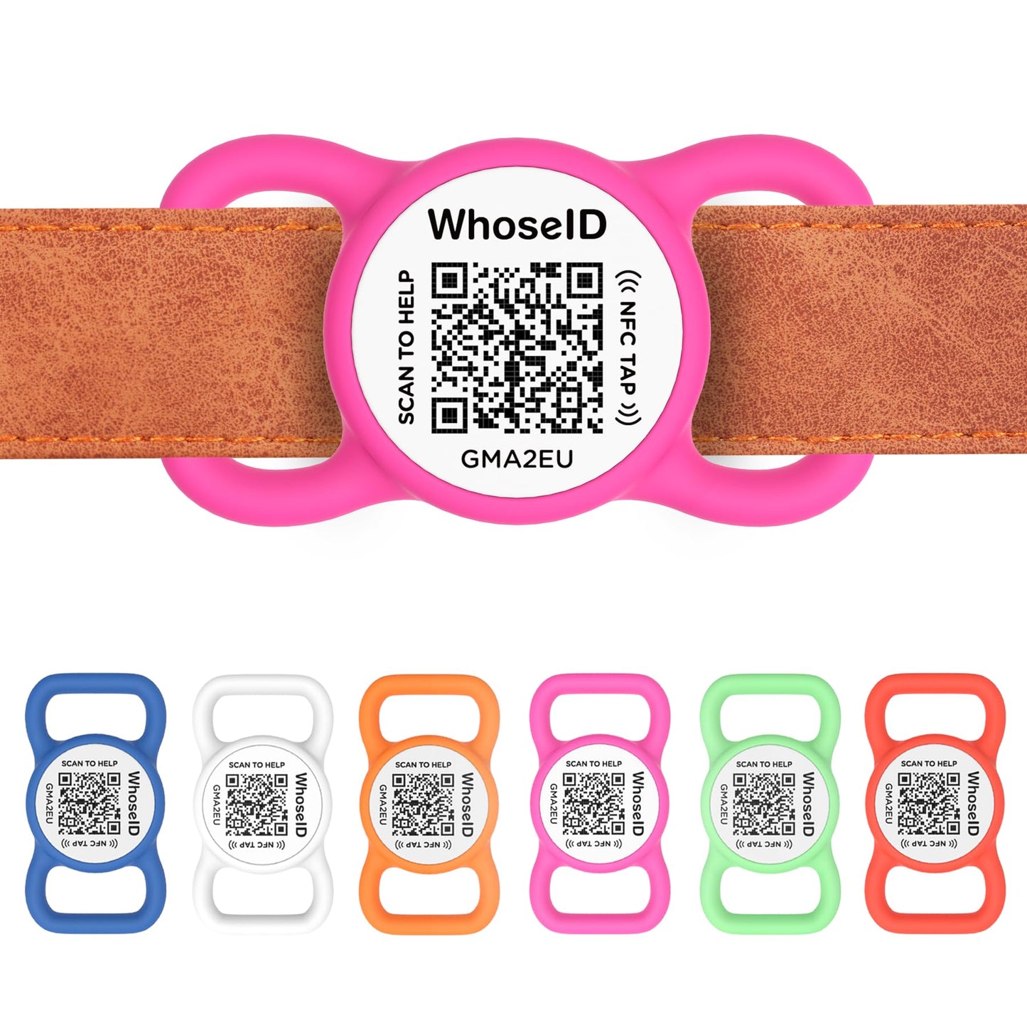 QR & NFC Pet ID Tag with Online Profile & Location Alerts