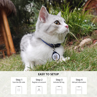 Reflective Cat Collar+cat tag
