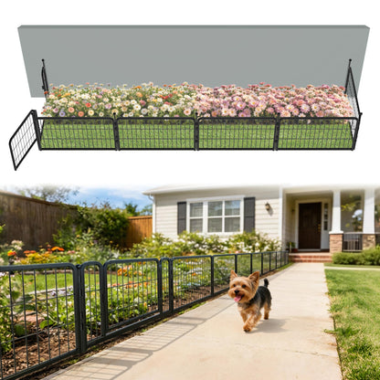FXW No Dig Garden Fence, Outdoor for Yard