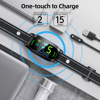 Rechargeable Smart Bark Collar with 5 Sensitivity Levels