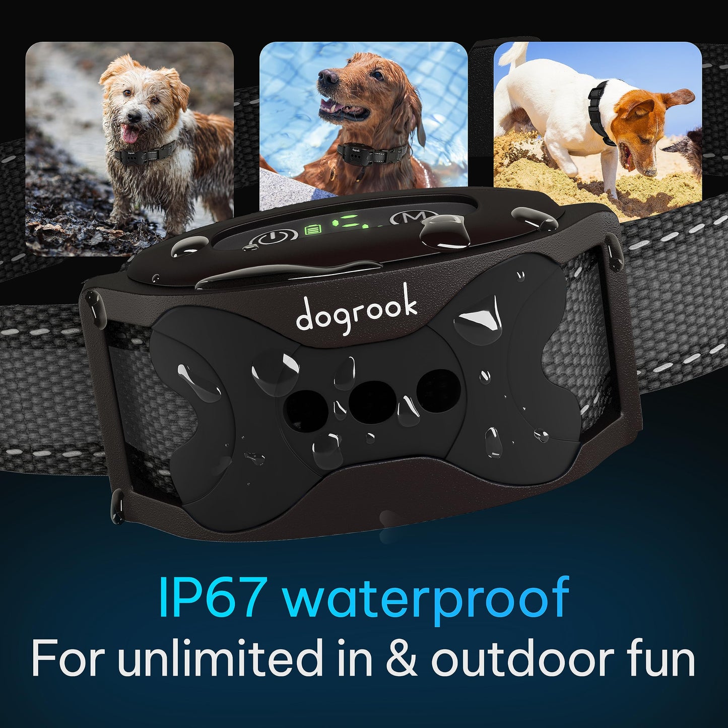 No-Shock Smart Bark Collar with Beep & Vibration Training