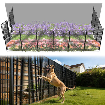 FXW No Dig Garden Fence, Outdoor for Yard