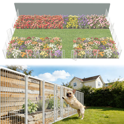 FXW No Dig Garden Fence, Outdoor for Yard