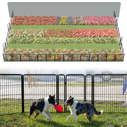 FXW No Dig Garden Fence, Outdoor for Yard