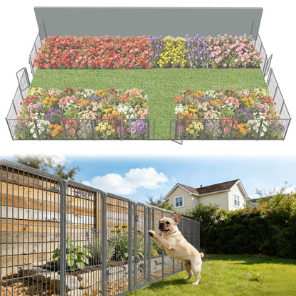 FXW No Dig Garden Fence, Outdoor for Yard