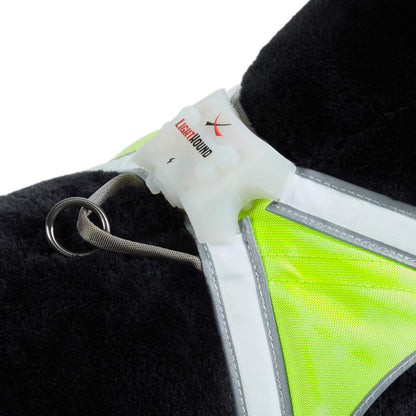 Rechargeable LED Reflective Dog Harness with Multicolor Lights