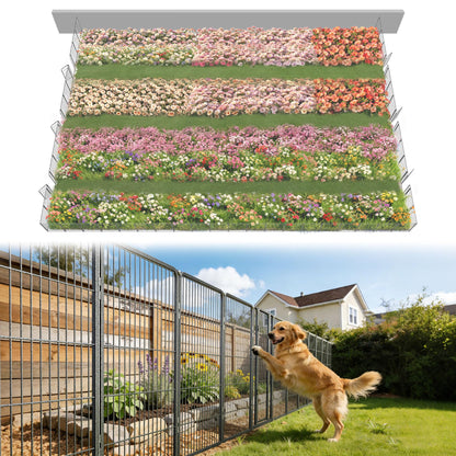 FXW No Dig Garden Fence, Outdoor for Yard