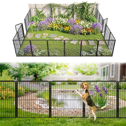 FXW No Dig Garden Fence, Outdoor for Yard