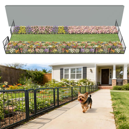 FXW No Dig Garden Fence, Outdoor for Yard