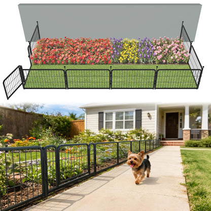 FXW No Dig Garden Fence, Outdoor for Yard