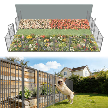 FXW No Dig Garden Fence, Outdoor for Yard
